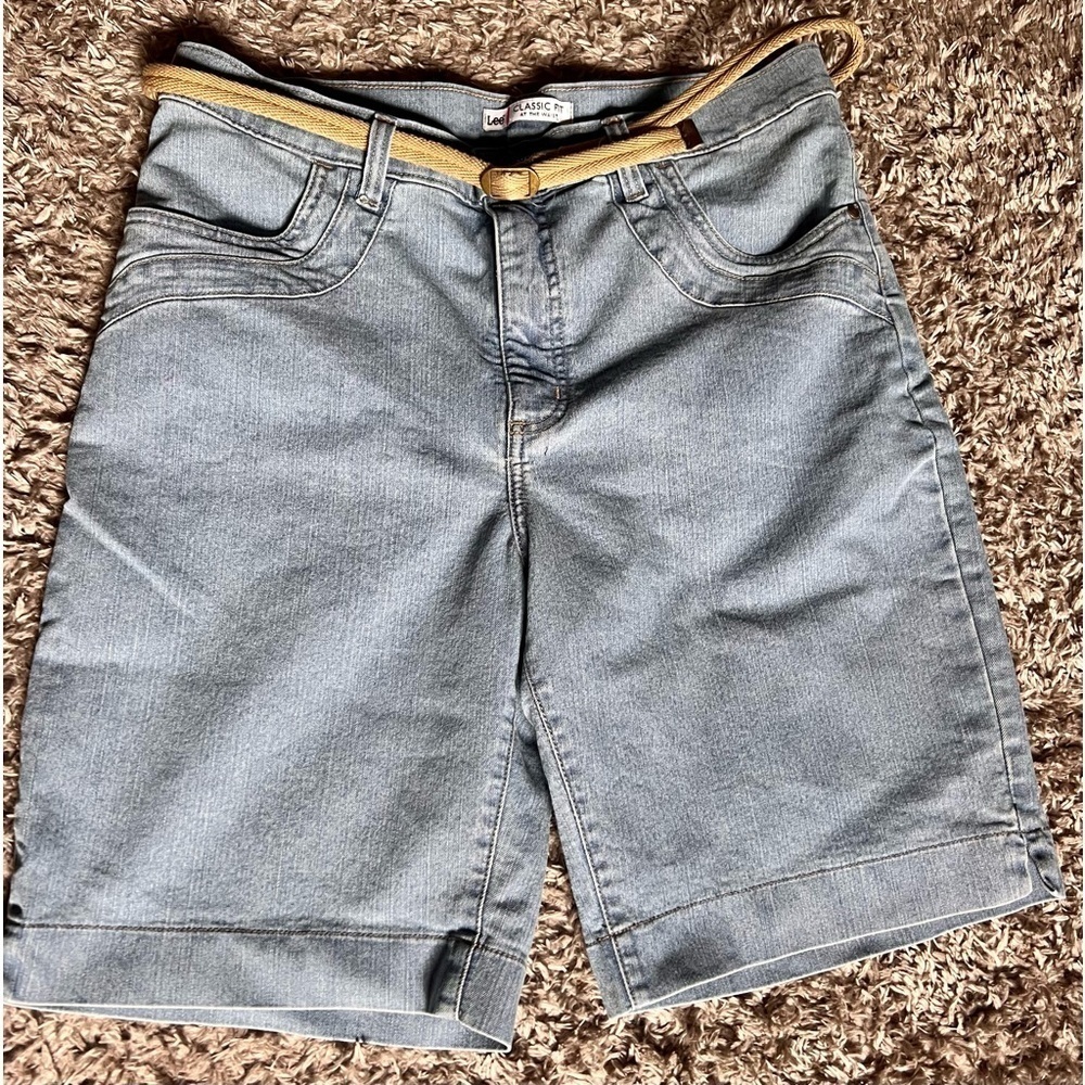 LEE Vintage High Waist blue Denim Shorts